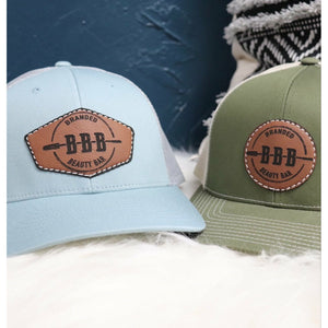 Leather Patch Cap
